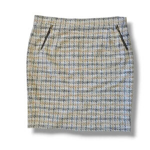 Kasper Womens Plus Size tweed Zip-Pocket pencil Skirt - Size 16